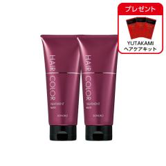 ヘアカラートリートメント ブラック 2本 
