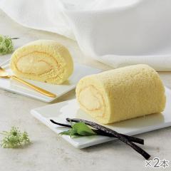 米粉ロールケーキ カスタード 2本* 