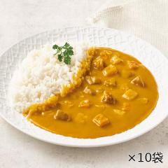 ノンオイル調理 黄色いビーフカレー 10袋* 