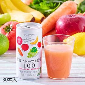 <!--有機フルーツ+野菜100×30本*-->