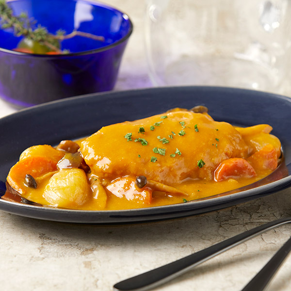 <!--鶏肉のやわらか煮(オレンジ風味)*-->
