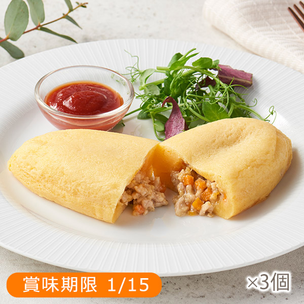 <!--【ワゴン】国産豚肉100%ミートオムレツ 3個* -->