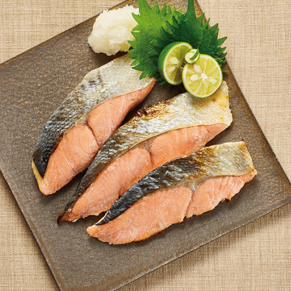 <!--秋鮭の塩麹漬け焼き 3切*-->