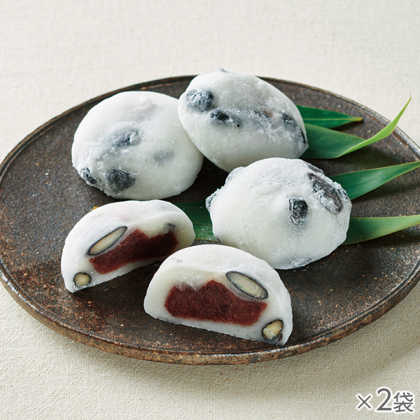 <!--黒豆塩大福 2袋*-->