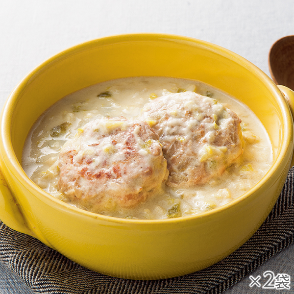 <!--ミニハンバーグと白菜のクリームスープ 2袋*-->