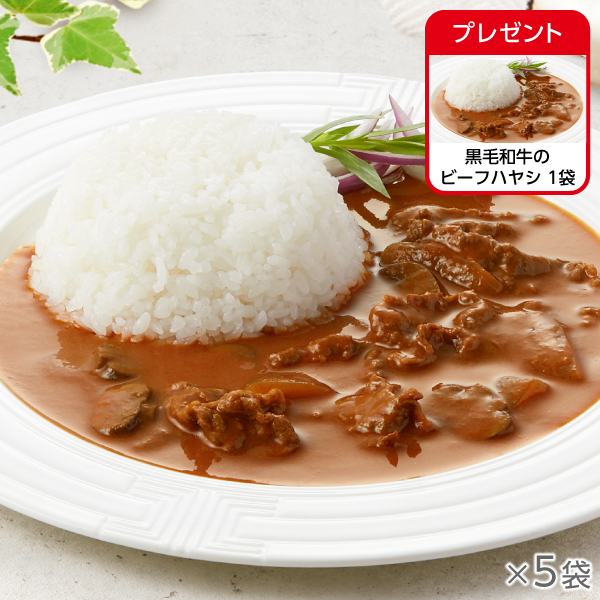 <!--黒毛和牛のビーフハヤシ 5袋*-->