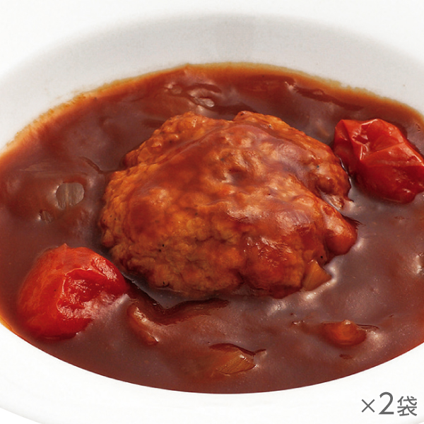 <!--越後もちぶたのハンバーグ トマト煮込み 2袋*-->
