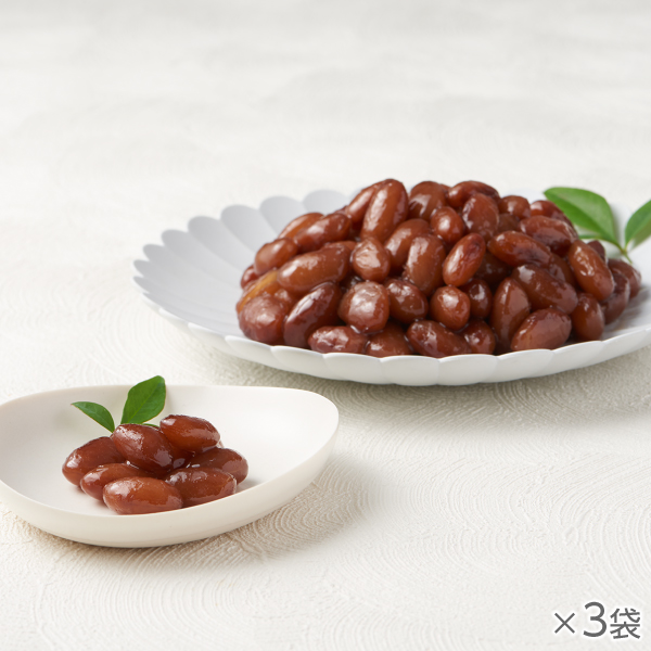 <!--いんげん豆の煮豆 3袋*-->