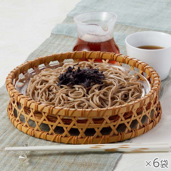 <!--自家製粉そば粉のなま蕎麦 6袋*-->