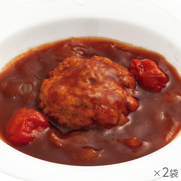 <!--越後もちぶたのハンバーグ トマト煮込み 2袋*-->