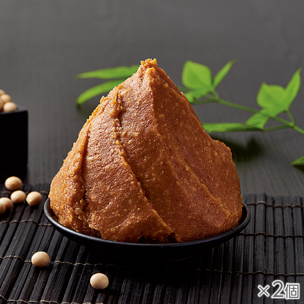 <!--追い麹仕立ての生味噌 2個*-->