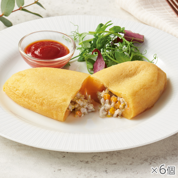 <!--国産豚肉100%ミートオムレツ 6個*-->