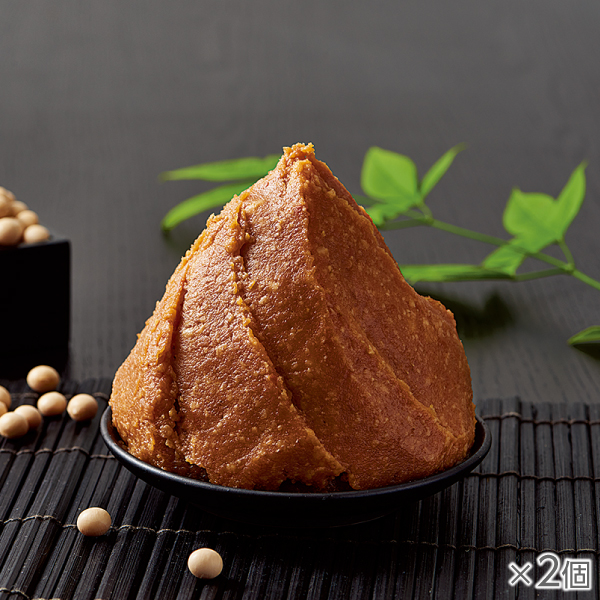 <!--追い麹仕立ての生味噌 2個*-->