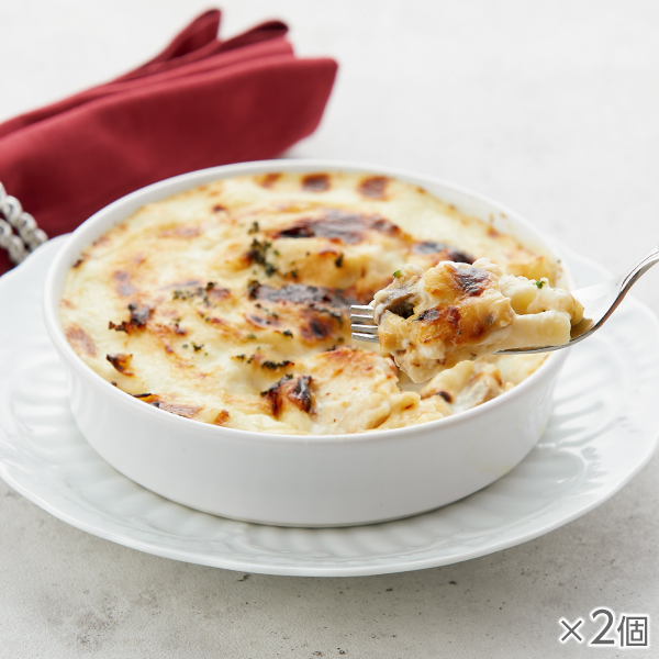 <!--鶏とマッシュルームのマカロニグラタン 2袋*-->