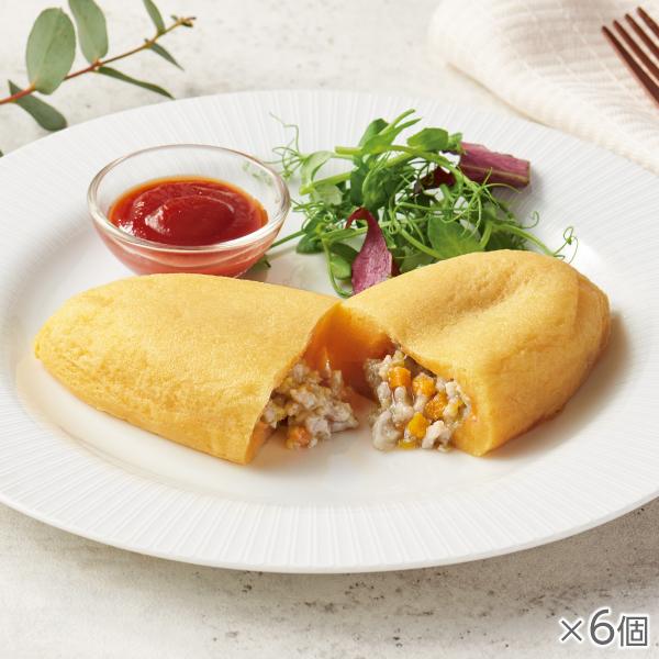 <!--国産豚肉100%ミートオムレツ 6個*-->