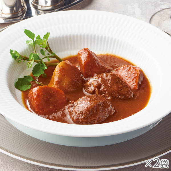 <!--国産牛とゴロゴロ野菜のビーフシチュー 2袋* -->