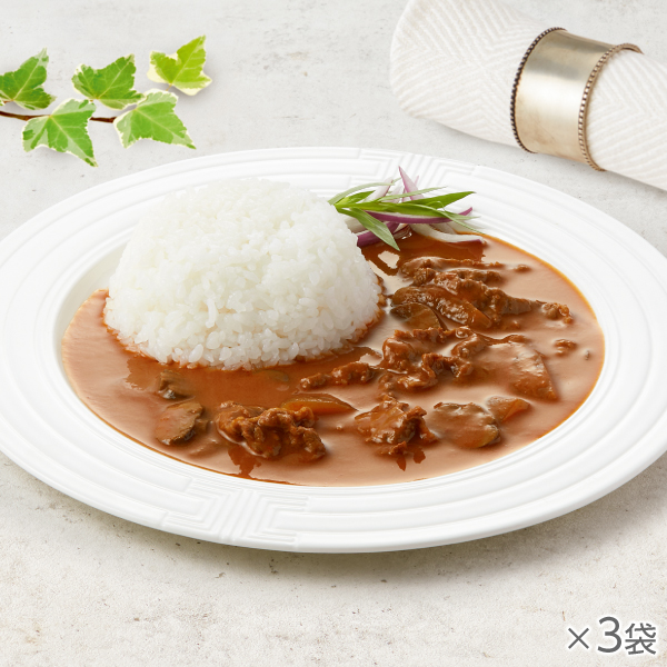 <!--黒毛和牛のビーフハヤシ 3袋* -->