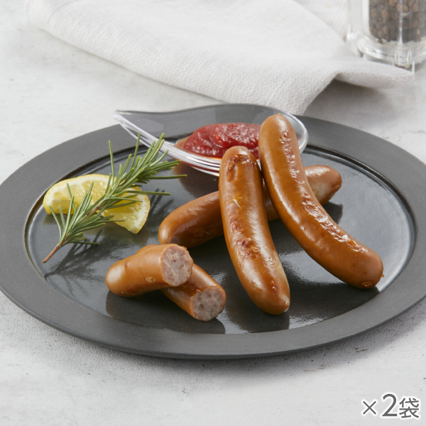 <!--無塩せきポークウインナー プレーン 2袋* -->