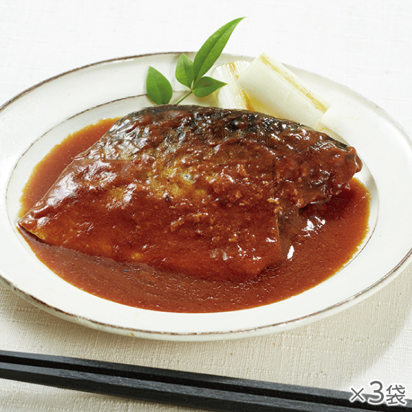 <!--国産真さばの味噌煮 3袋* -->