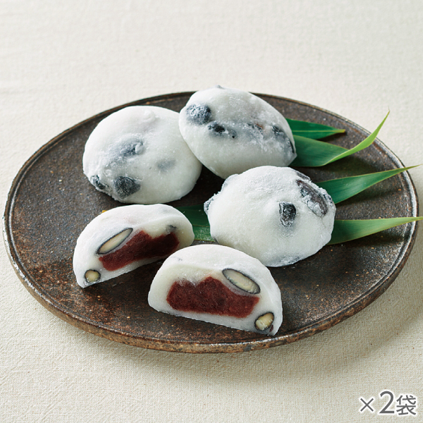 <!--黒豆塩大福 2袋* -->