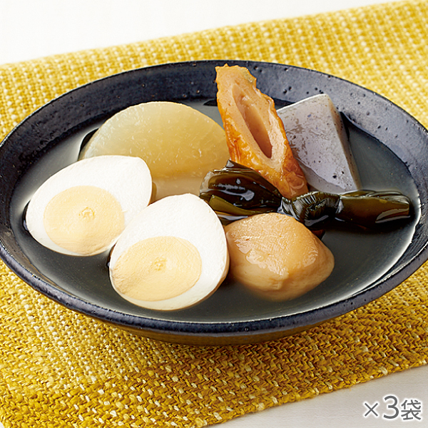 <!--だしが美味しいおでん 3袋* -->