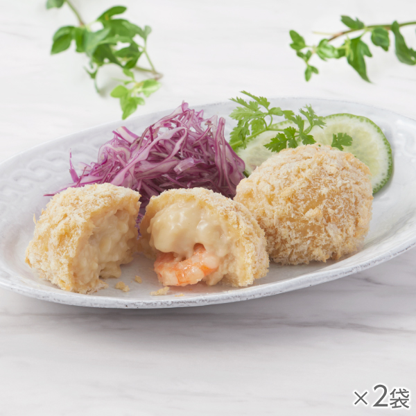 <!--焼きフライ 海老クリームコロッケ 2袋* -->