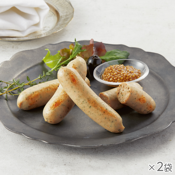 <!--無塩せきポークウインナー ハーブ 2袋* -->