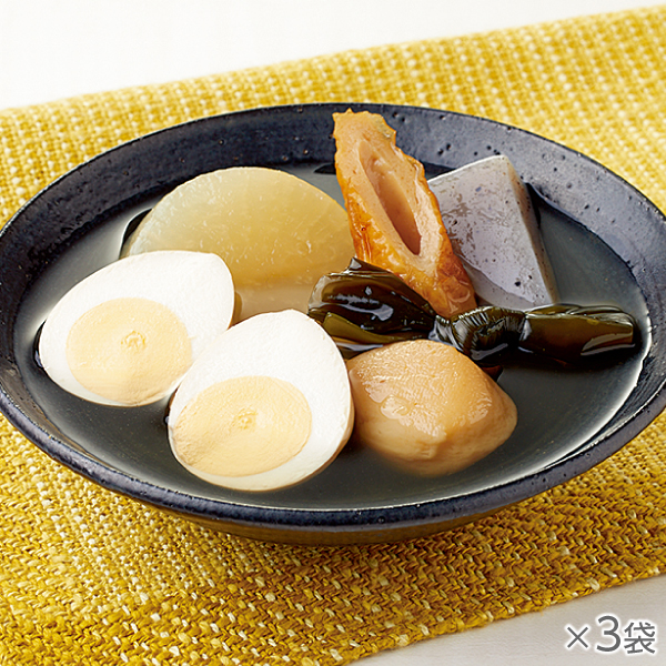 <!--だしが美味しいおでん 3袋* -->