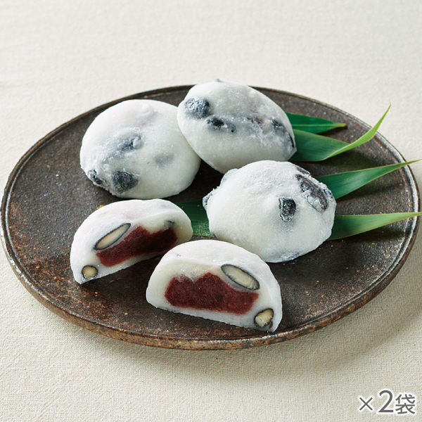 <!--黒豆塩大福 2袋* -->