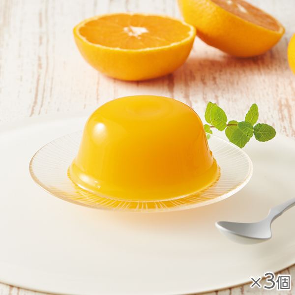<!--フルーツゼリー温州みかん 3個* -->
