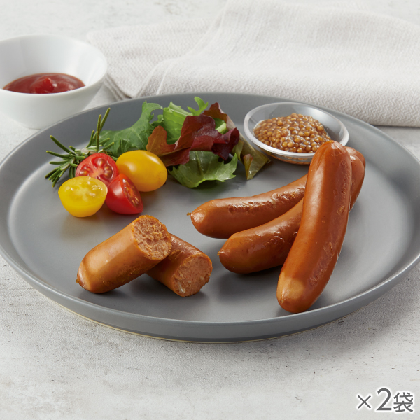<!--無塩せきポークウインナー スパイシー 2袋* -->