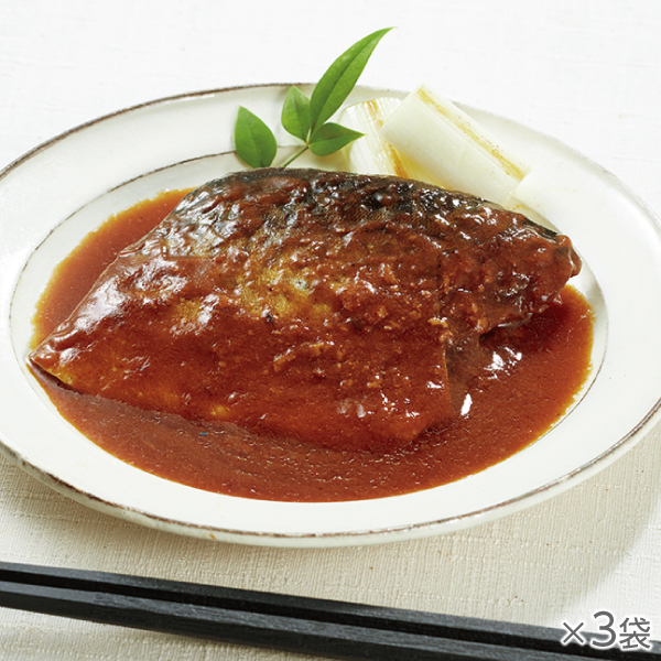 <!--国産真さばの味噌煮 3袋* -->