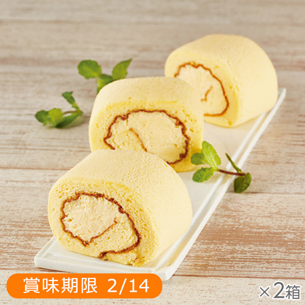 <!--【ワゴン】米粉ロールケーキ プレーン 2箱* -->