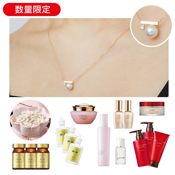 <!--ひなまつりお楽しみBOX桃 アコヤペンダント -->