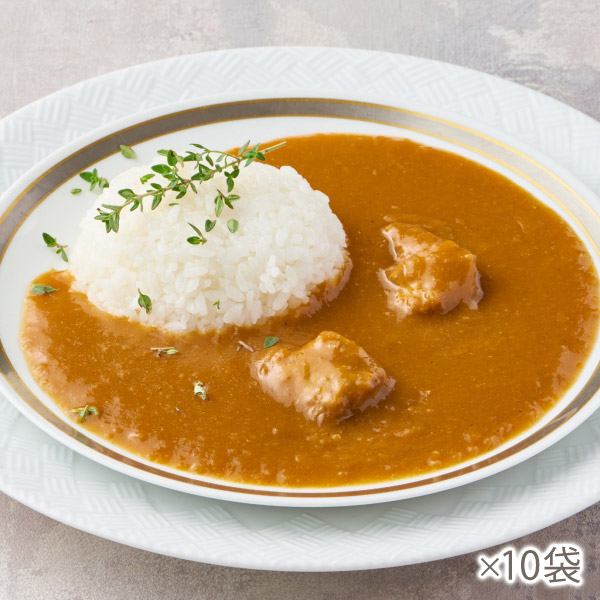 【限定】ノンオイル調理 マイルドチキンカレー×10* 