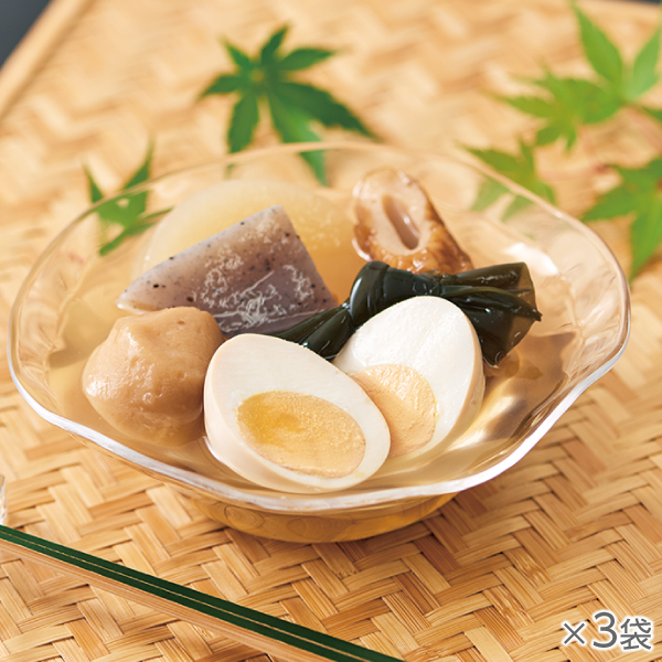 <!--だしが美味しいおでん 3袋* -->
