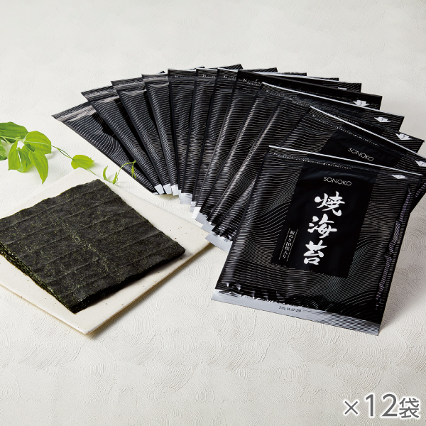 <!--焼海苔 12袋* -->
