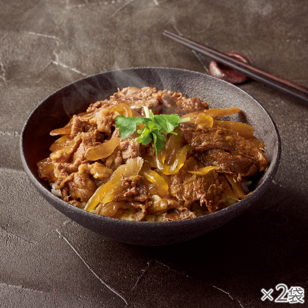 <!--黒毛和牛の極旨牛すき丼2袋* -->