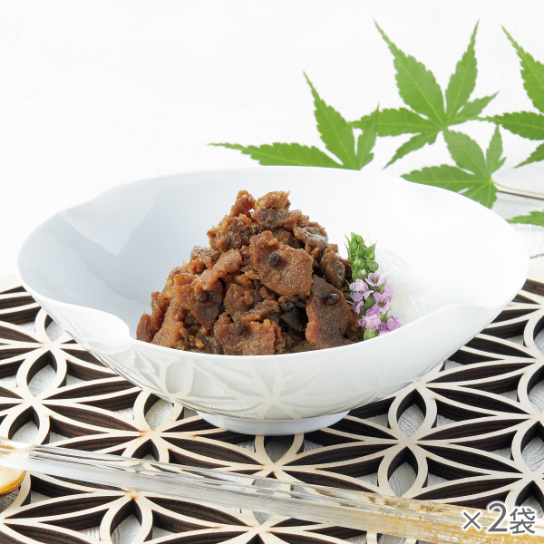 <!--黒毛和牛と実山椒の佃煮2袋* -->