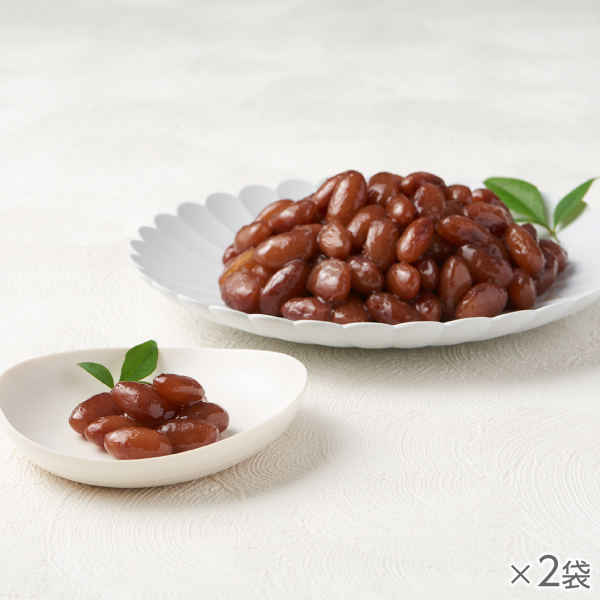 <!--いんげん豆の煮豆2袋* -->