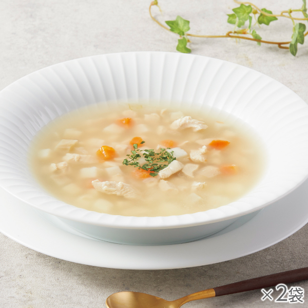 <!--からだ想いの鶏スープ2袋* -->