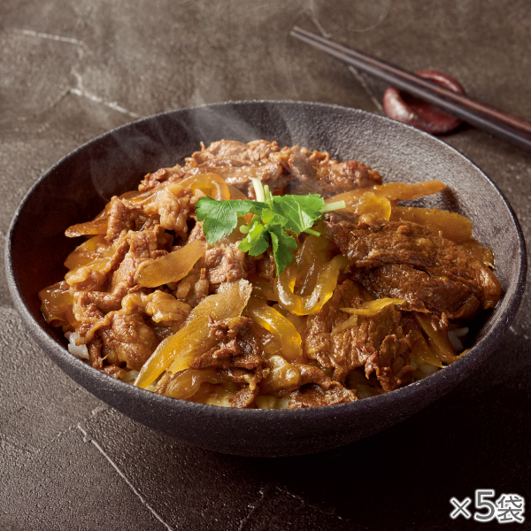 <!--黒毛和牛の極旨牛すき丼 5袋* -->