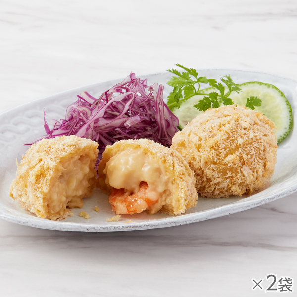 <!--焼きフライ 海老クリームコロッケ 2袋* -->
