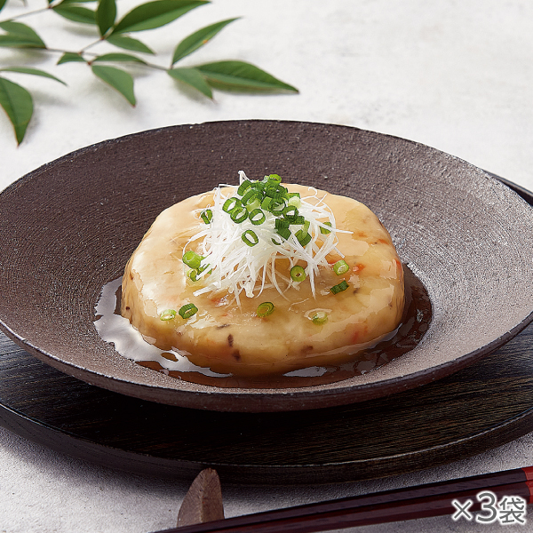 <!--天然鯛入り餡かけしんじょう 3袋* -->