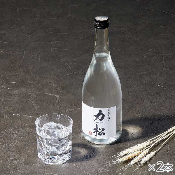 <!--本格麦焼酎力松 2本 -->