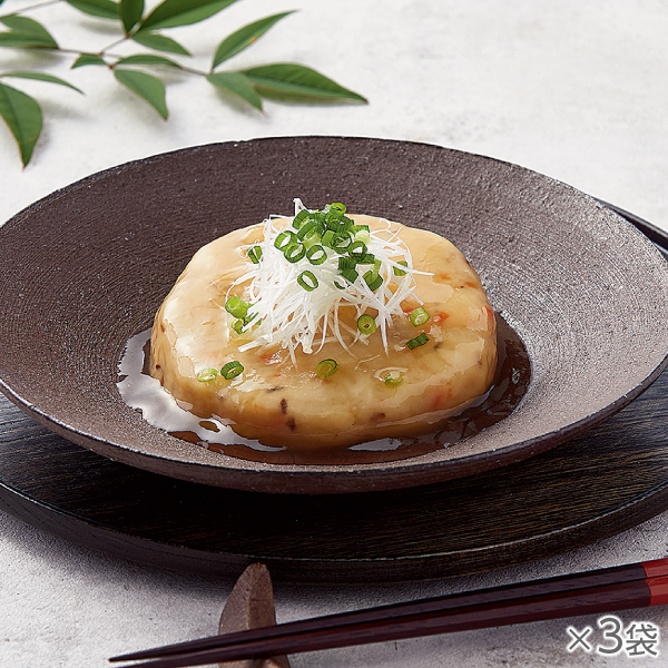 <!--天然鯛入り餡かけしんじょう 3袋* -->