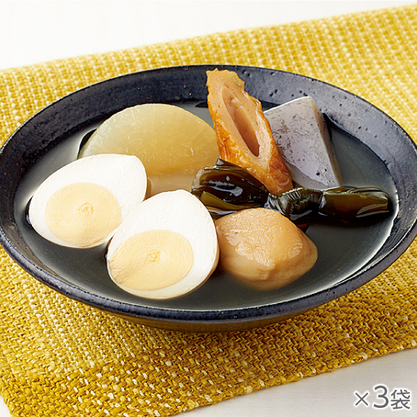 <!--だしが美味しいおでん 3袋* -->