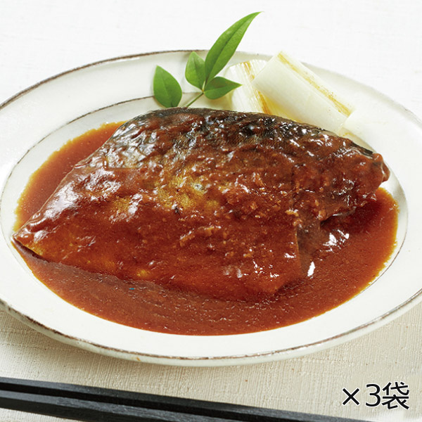 国産真さばの味噌煮 3袋* 