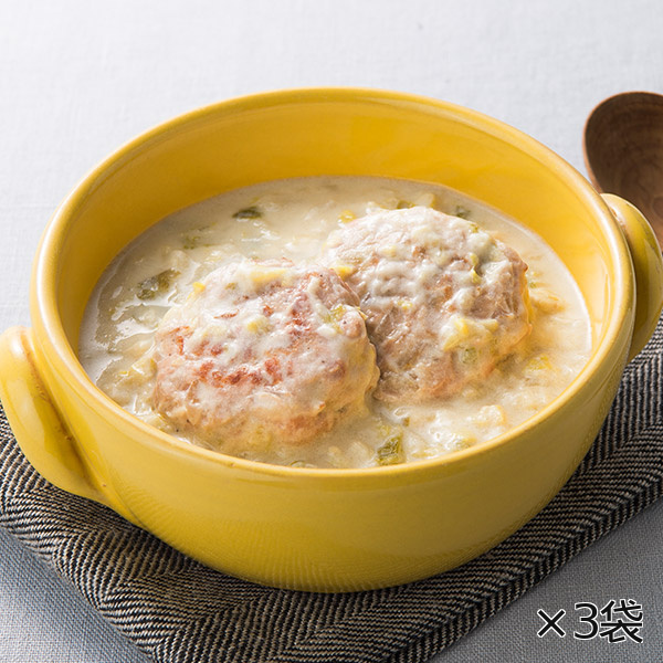 <!--ミニハンバーグと白菜のクリームスープ 3袋* -->