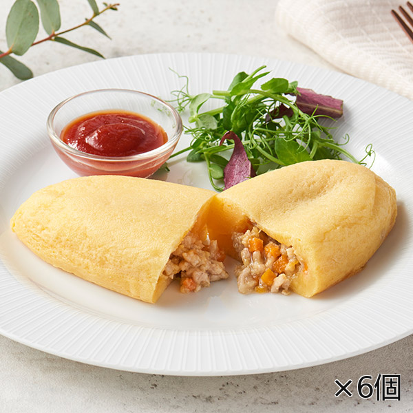 <!--国産豚肉100%ミートオムレツ 6個* -->